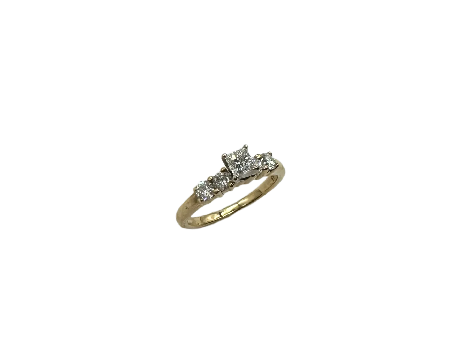 1 CTW 5-Stone Diamond Ring in 14k Yellow Gold