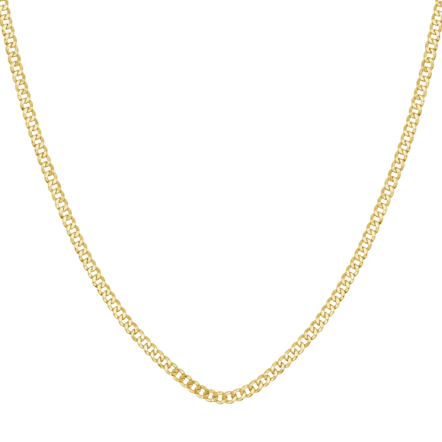 14K Dainty Cuban Link Chain Necklace