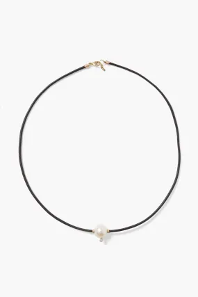 14k Kaia Necklace White Pearl