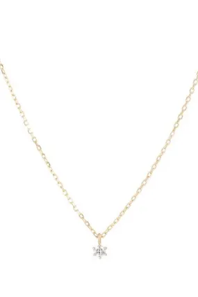 14kt Gold Sweet Droplet Diamond Necklace