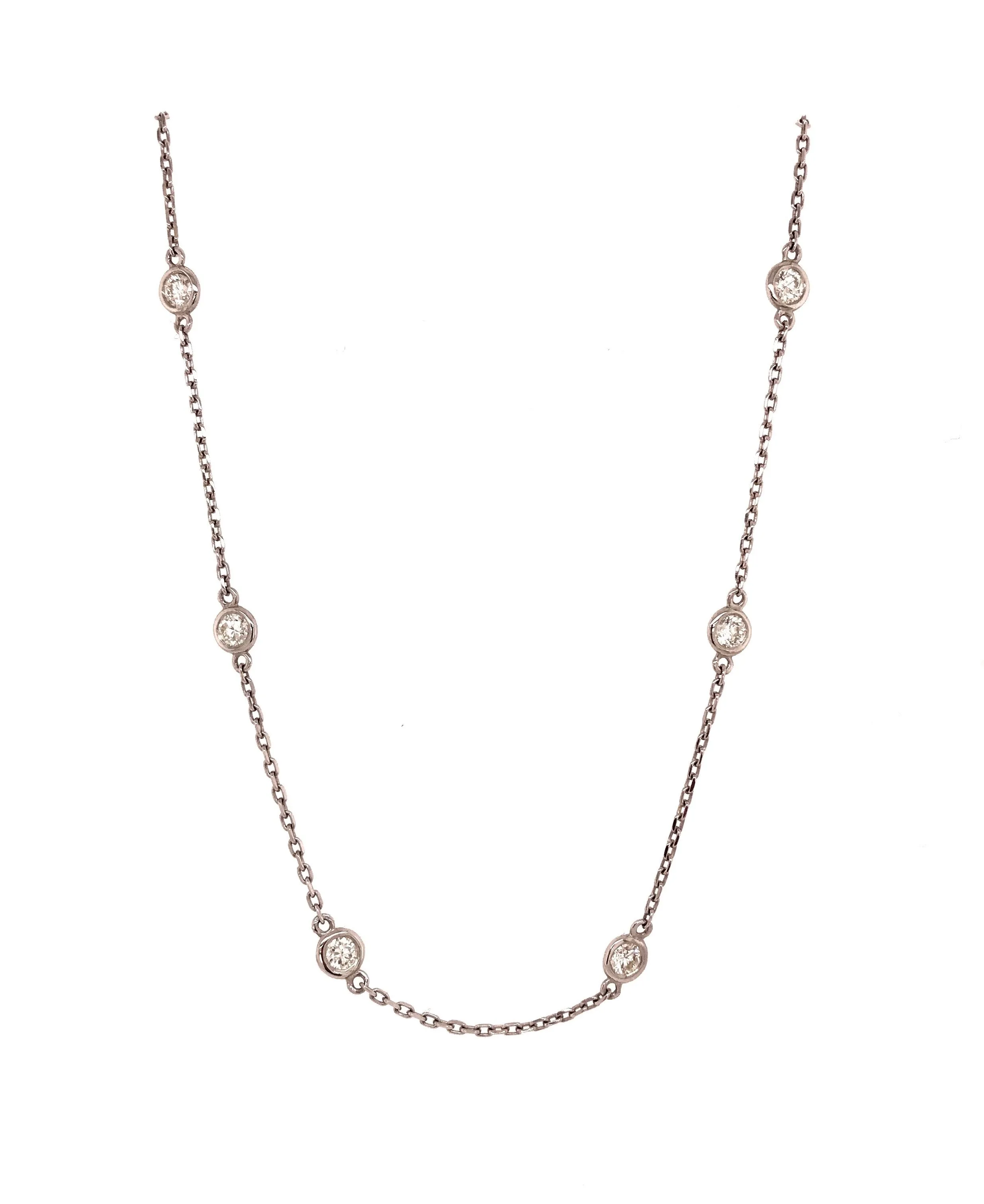 1.50ct Diamonds by the Yard Necklace