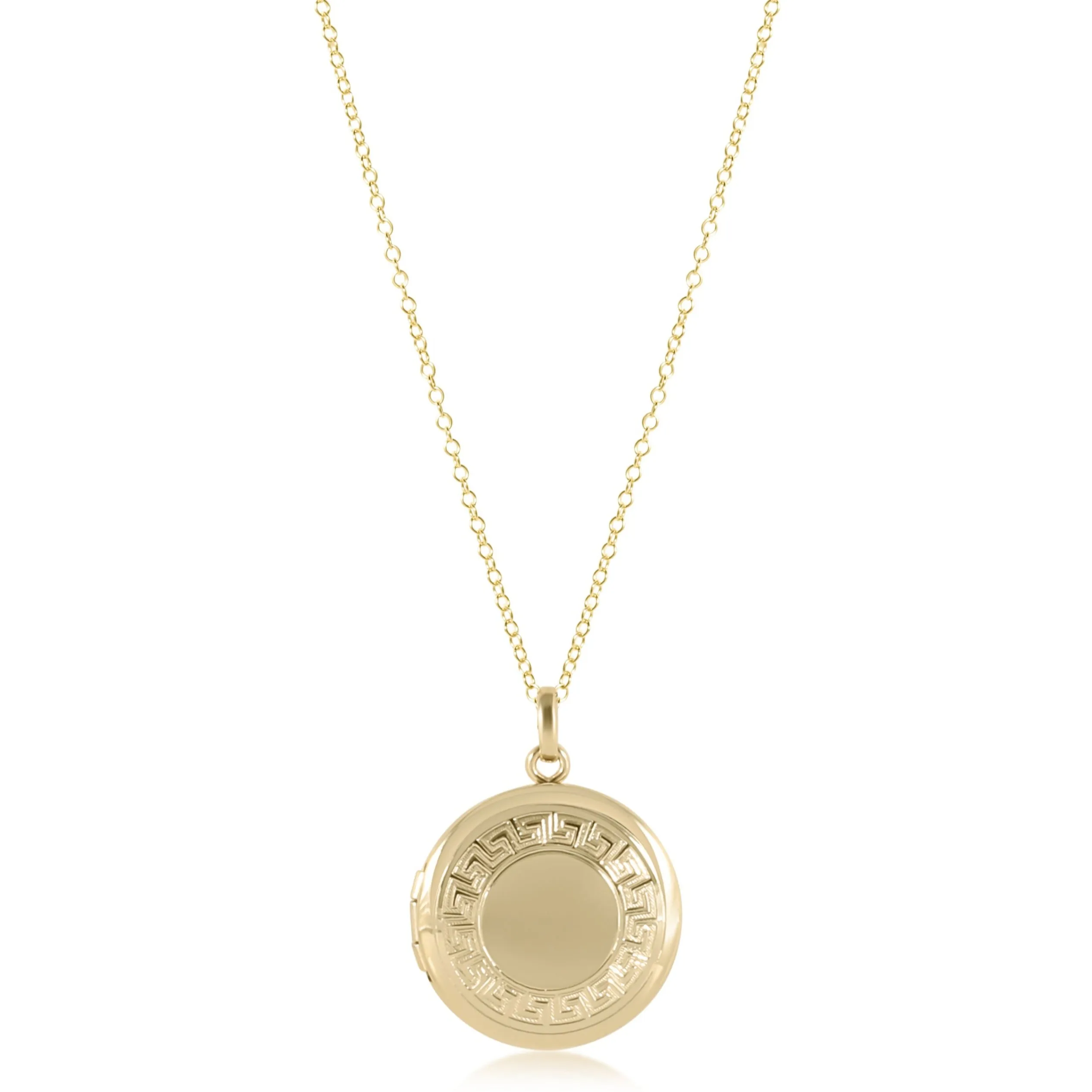 16" Necklace Gold - Cherish Small Gold Locket