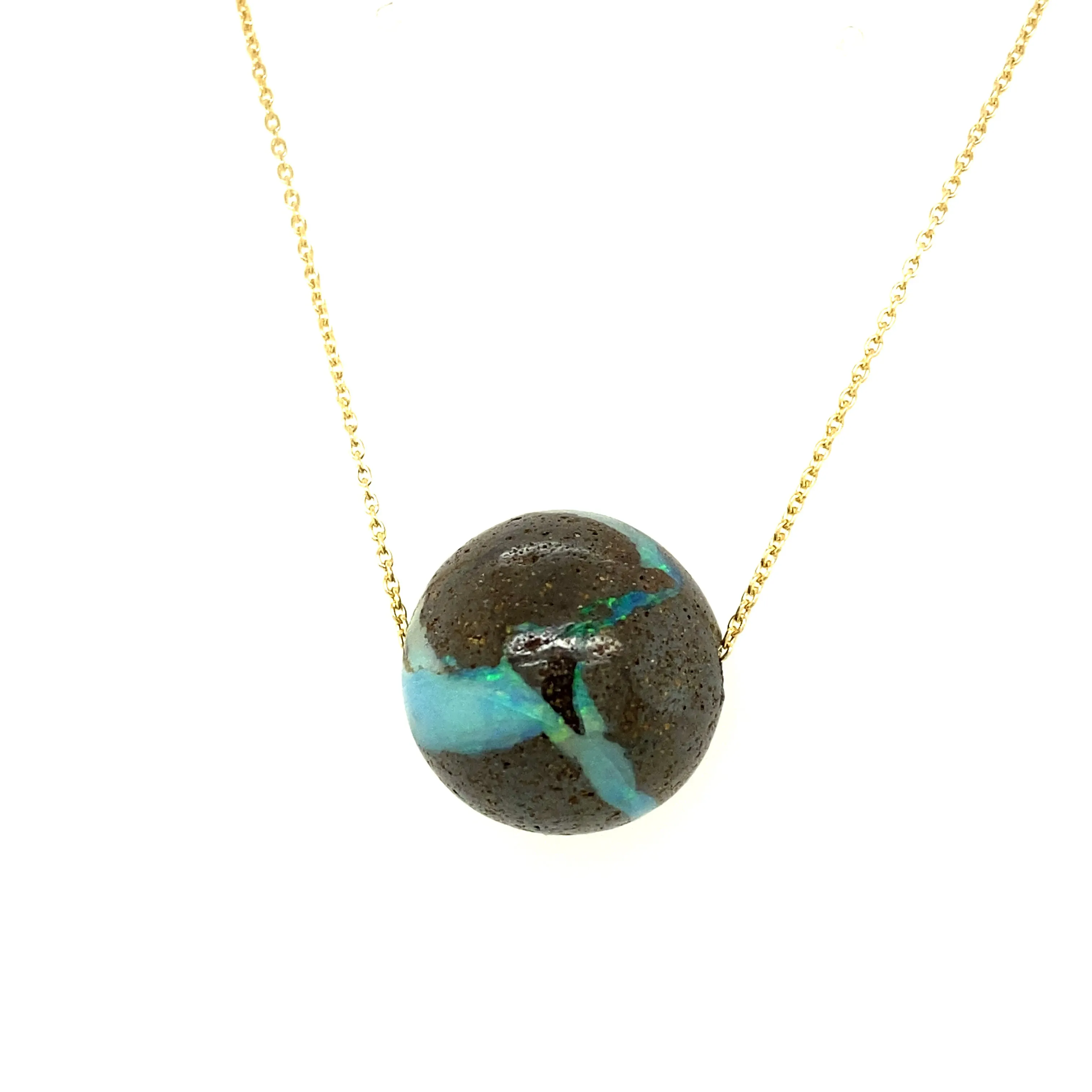 17mm Boulder Opal Necklace