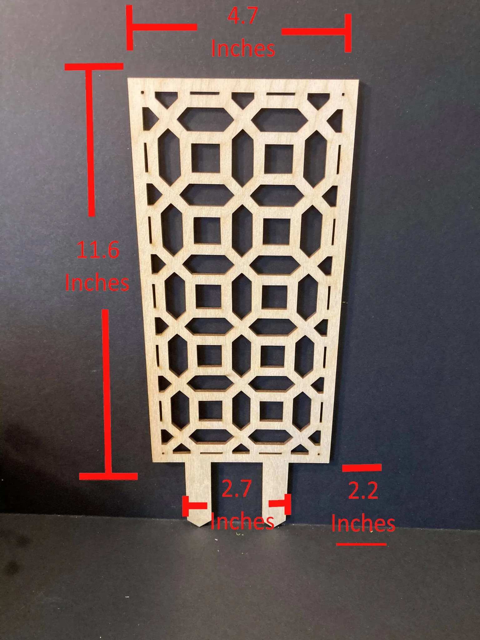 1/8 Thick  | square Octagon | Support Beautiful Trellis  |  Plant Trellis | FAST SHIPPING |  Houseplant Trellis |  | Insured Shipping