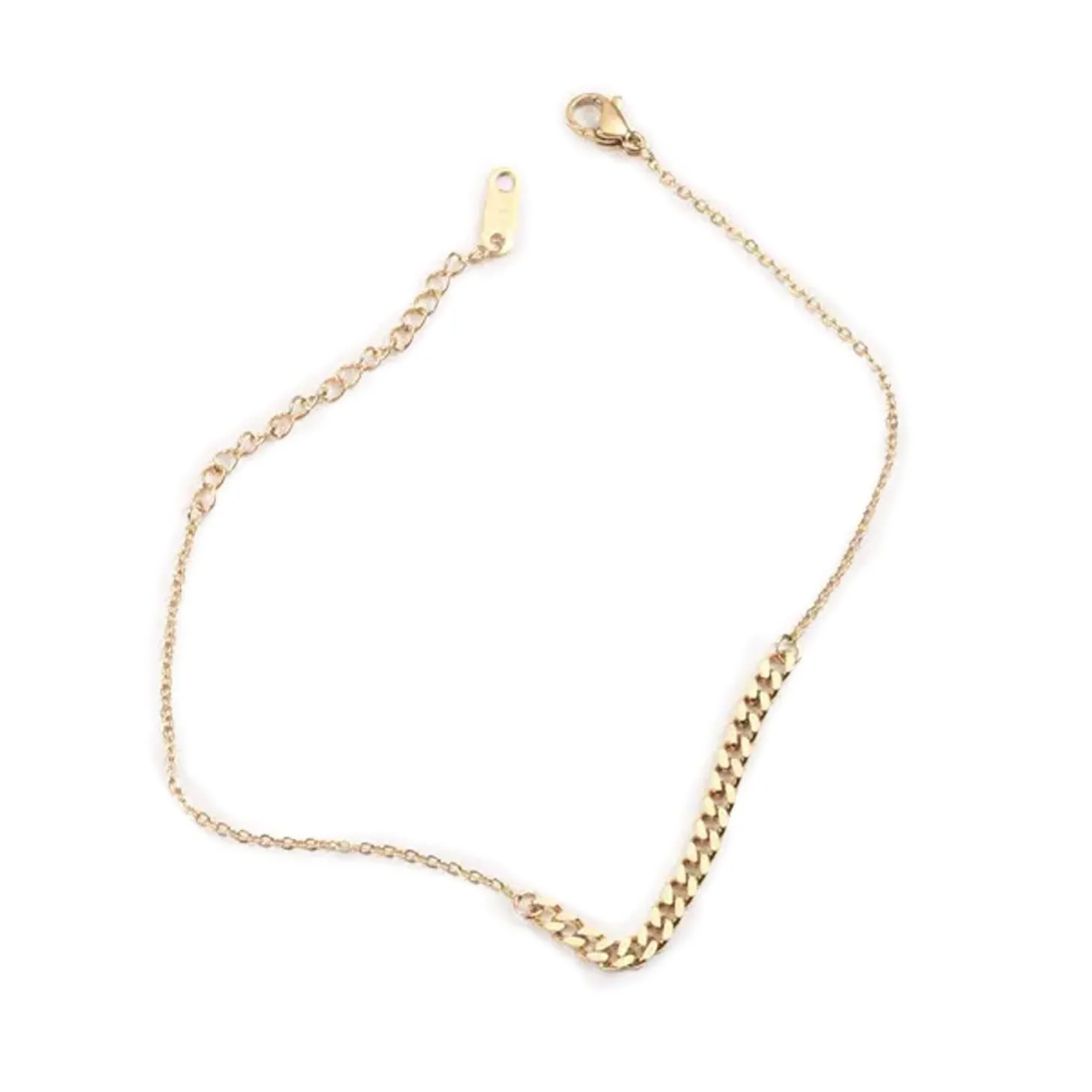 18k Gold-Filled Cuban Link Anklet - Anklet For Women - Gold Anklet - Eva Anklet