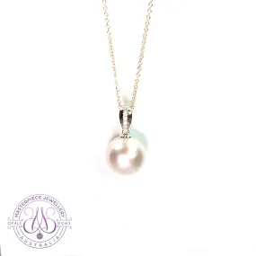 18kt White Gold South Sea Pearl 13.2mm pendant