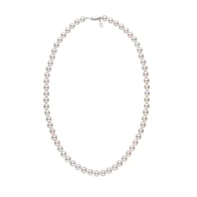 6.5-7.0 mm 18 Inch White Freshadama Freshwater Pearl Necklace