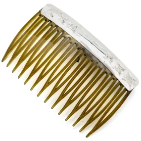 925 Sterling Silver USA Native American Made Hair Comb