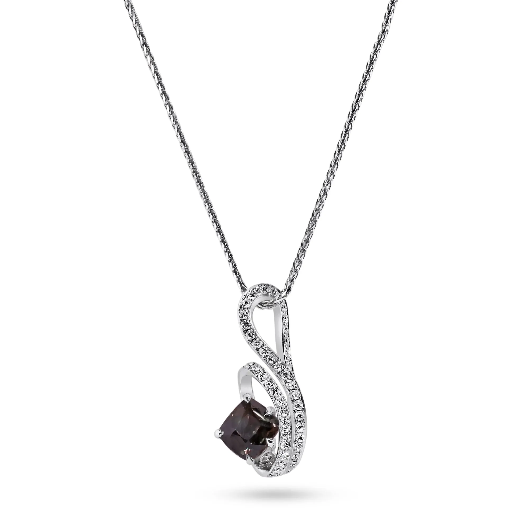 Alexandrite & Diamond Necklace