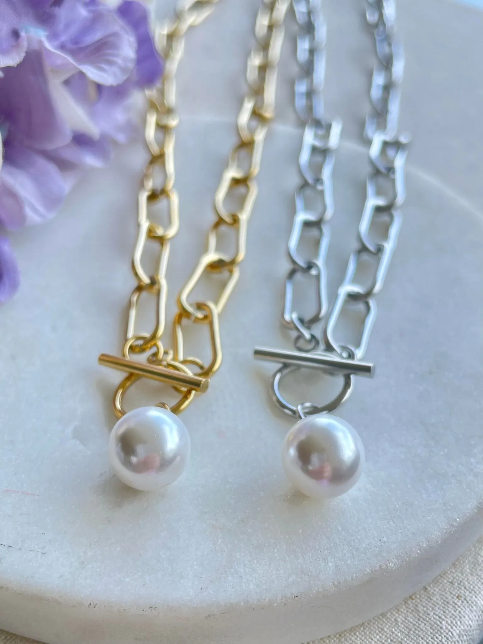 All knotted up with a pearl - silver – Tarnish Proof Jewellery