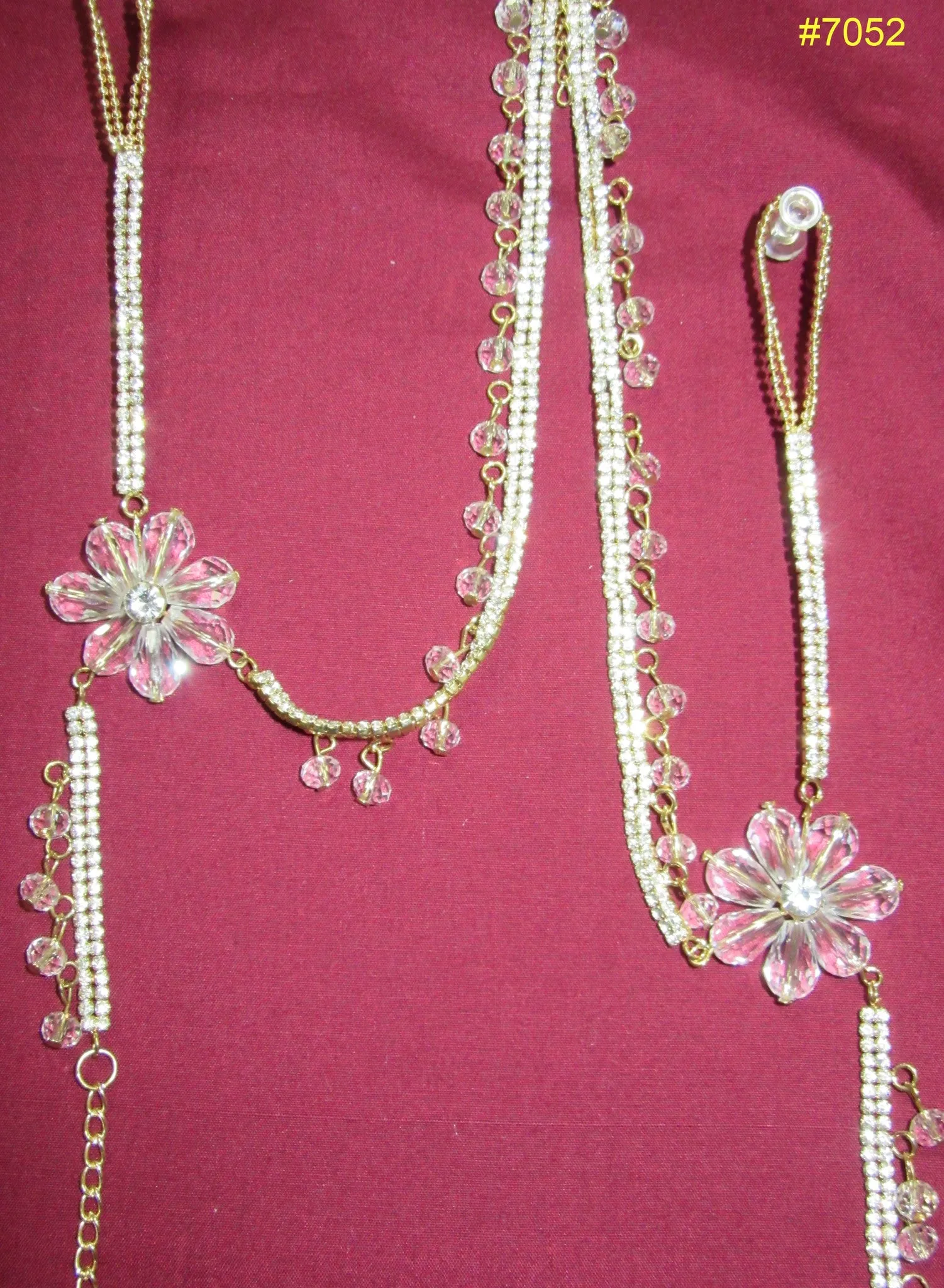 Anklet 7053 Payal Anklets with Toe Finger Indian Jewelry