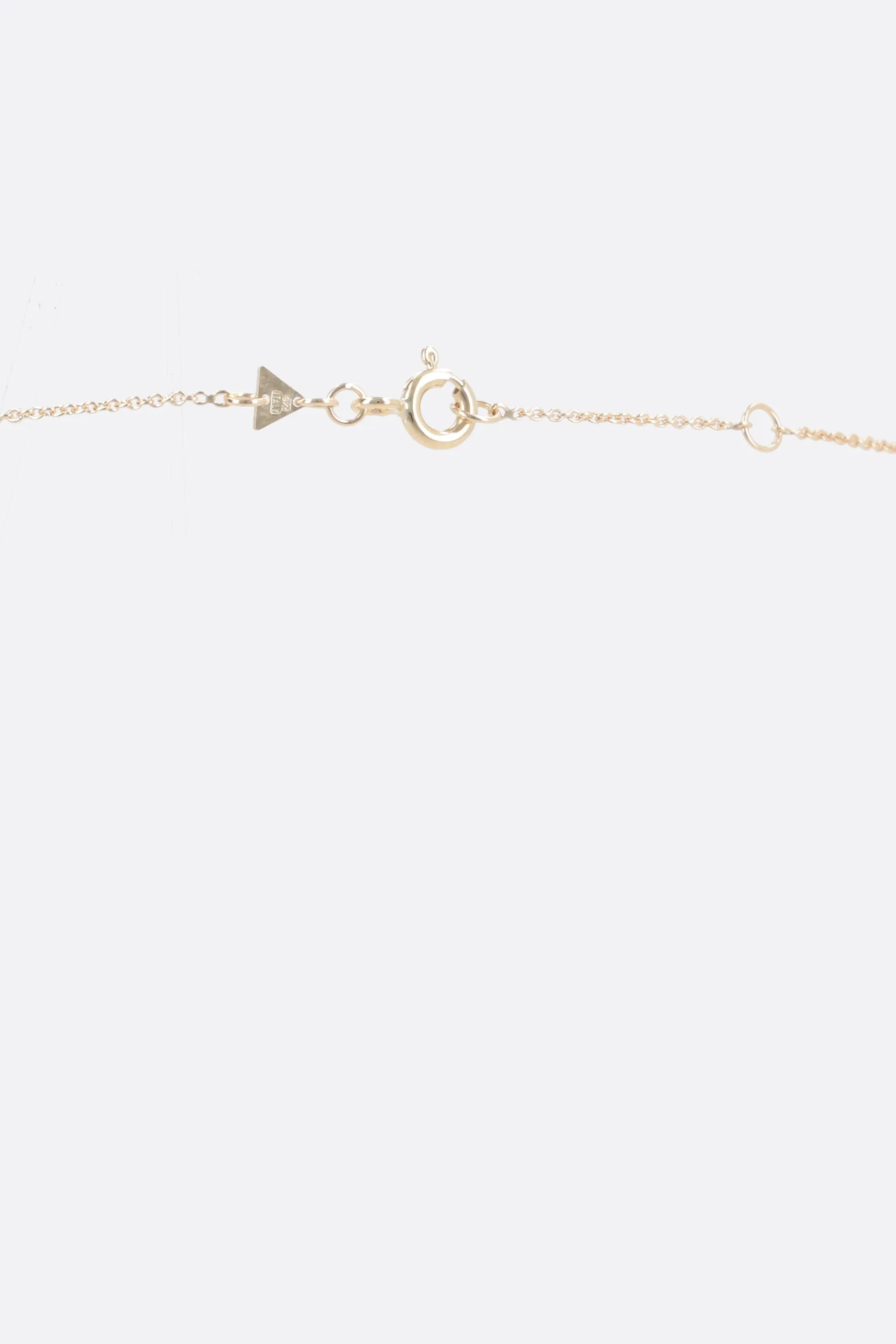 Astronauta yellow gold necklace