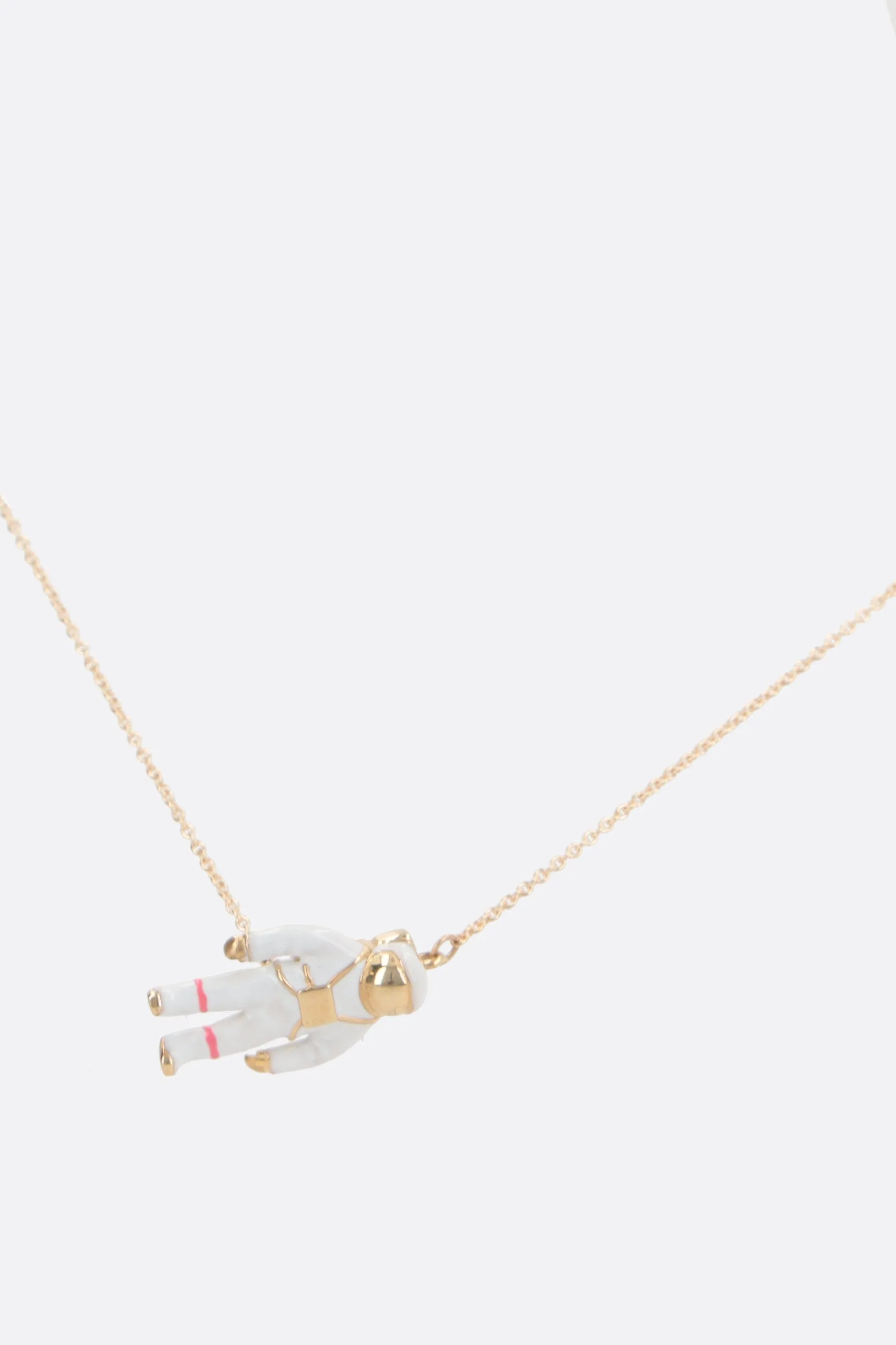 Astronauta yellow gold necklace