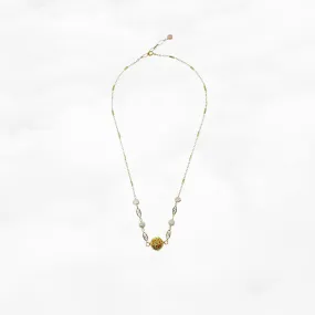 Auspicious Clouds Baroque Pearls Necklace Gold