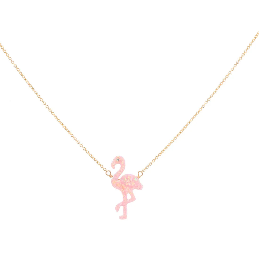 bara boheme | "FLAMINGO" Opal Necklace