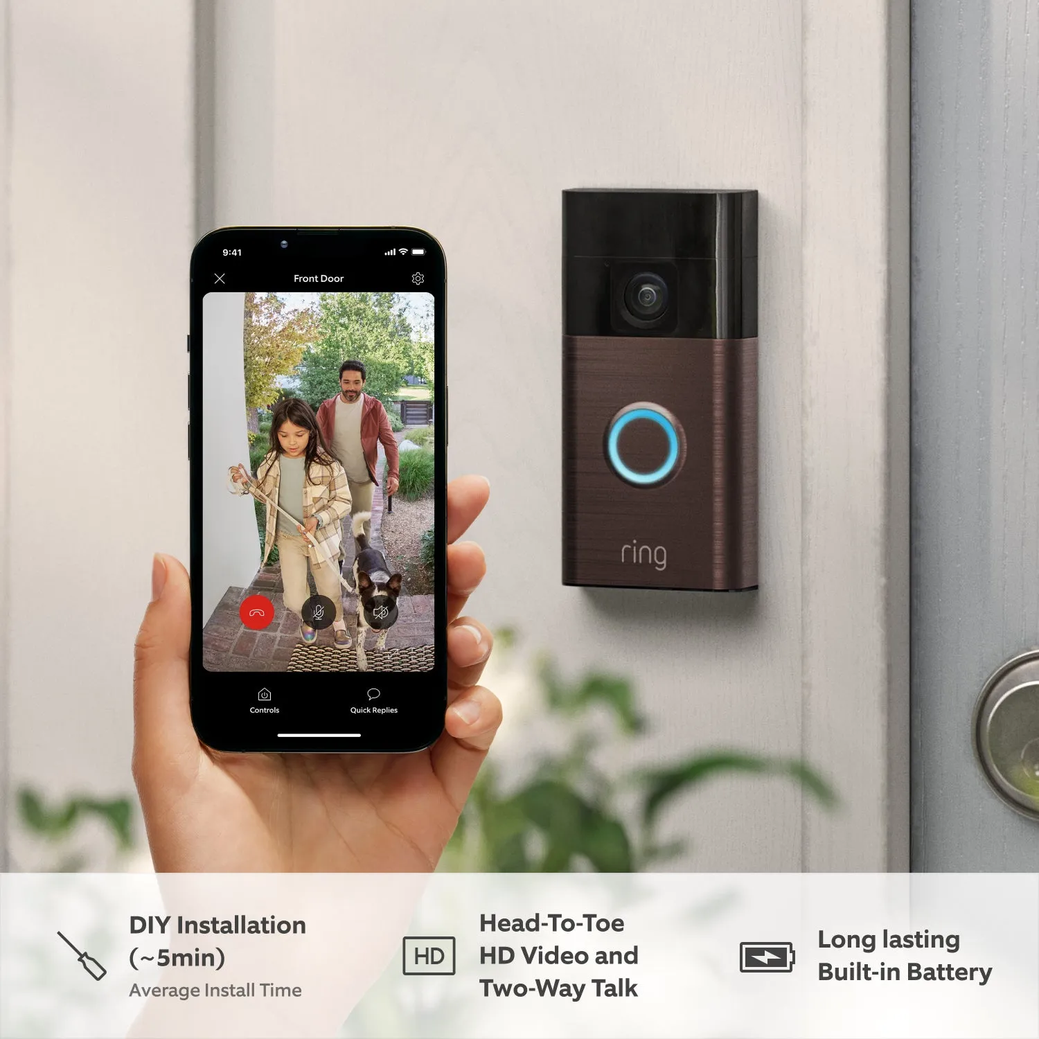 Battery Video Doorbell   Chime (2nd Gen)