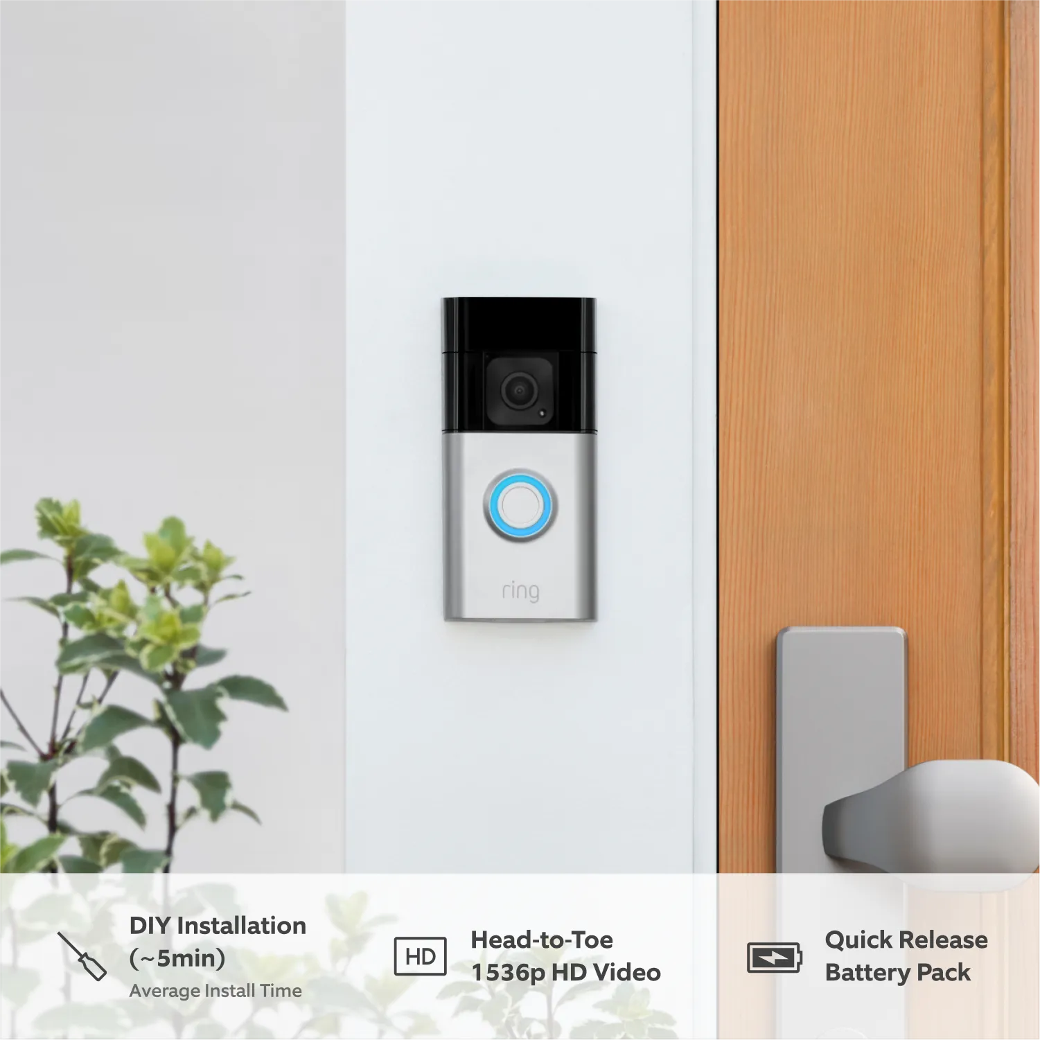 Battery Video Doorbell Plus   Chime Pro