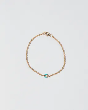 Birthstone Bracelet - One Bezel