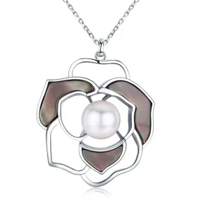 Blooming Flower Pearl Necklace