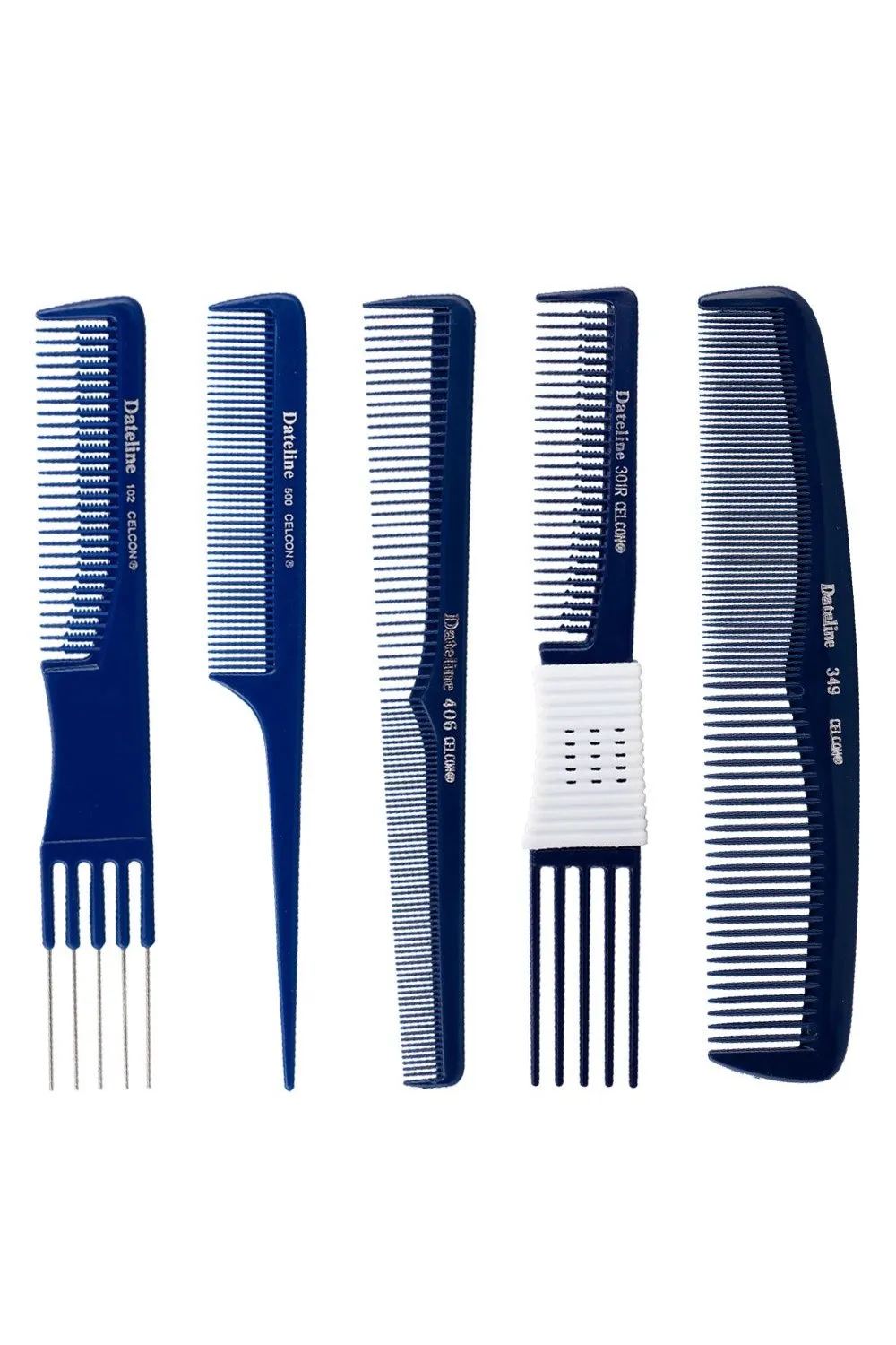 Blue Celcon MKIIR Metal Teasing Comb