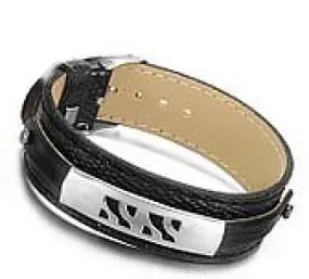 Boys Leather Bracelet - Waves