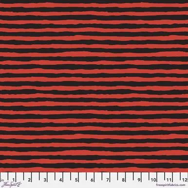 Brandon Mably Comb Stripe - Rust