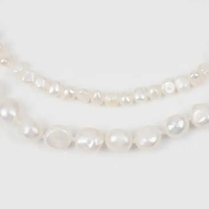 Brenda Grand Chunky Pearl Necklace