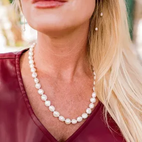 Brenda Grand Chunky Pearl Necklace