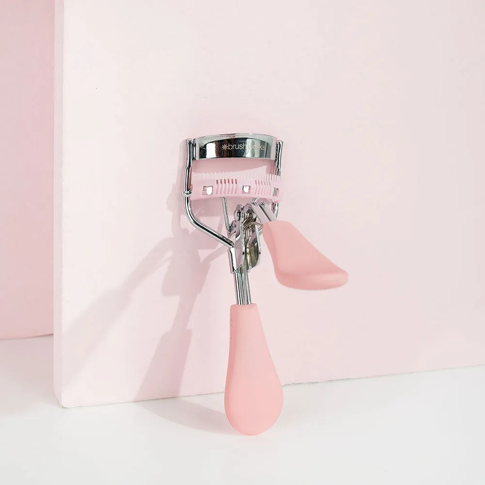 Brushworks Baby Pink Pro Lash Curler & Comb