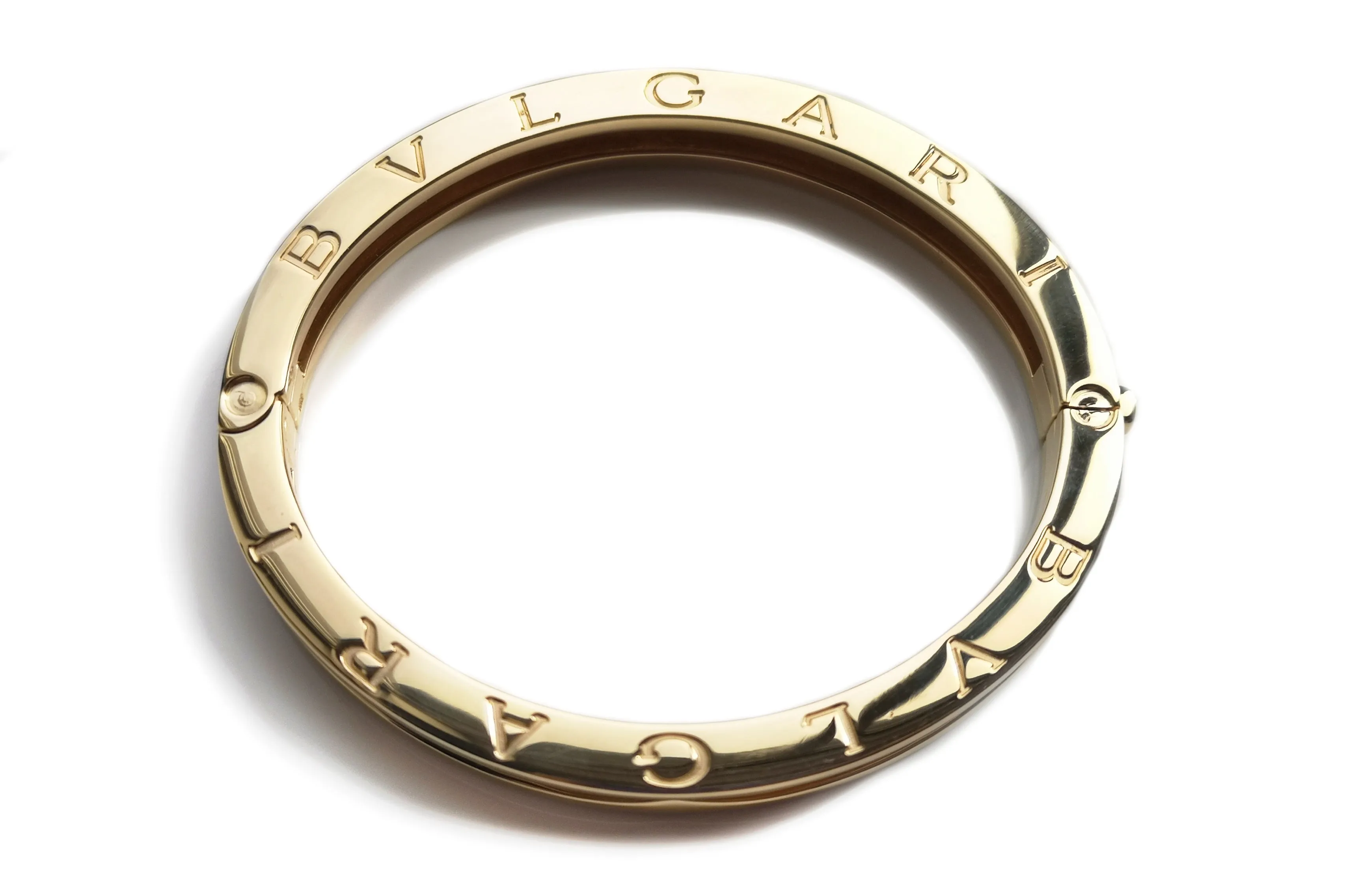 Bulgari Bvlgari B.Zero1 18k Yellow Gold Bracelet Bangle SZ Small