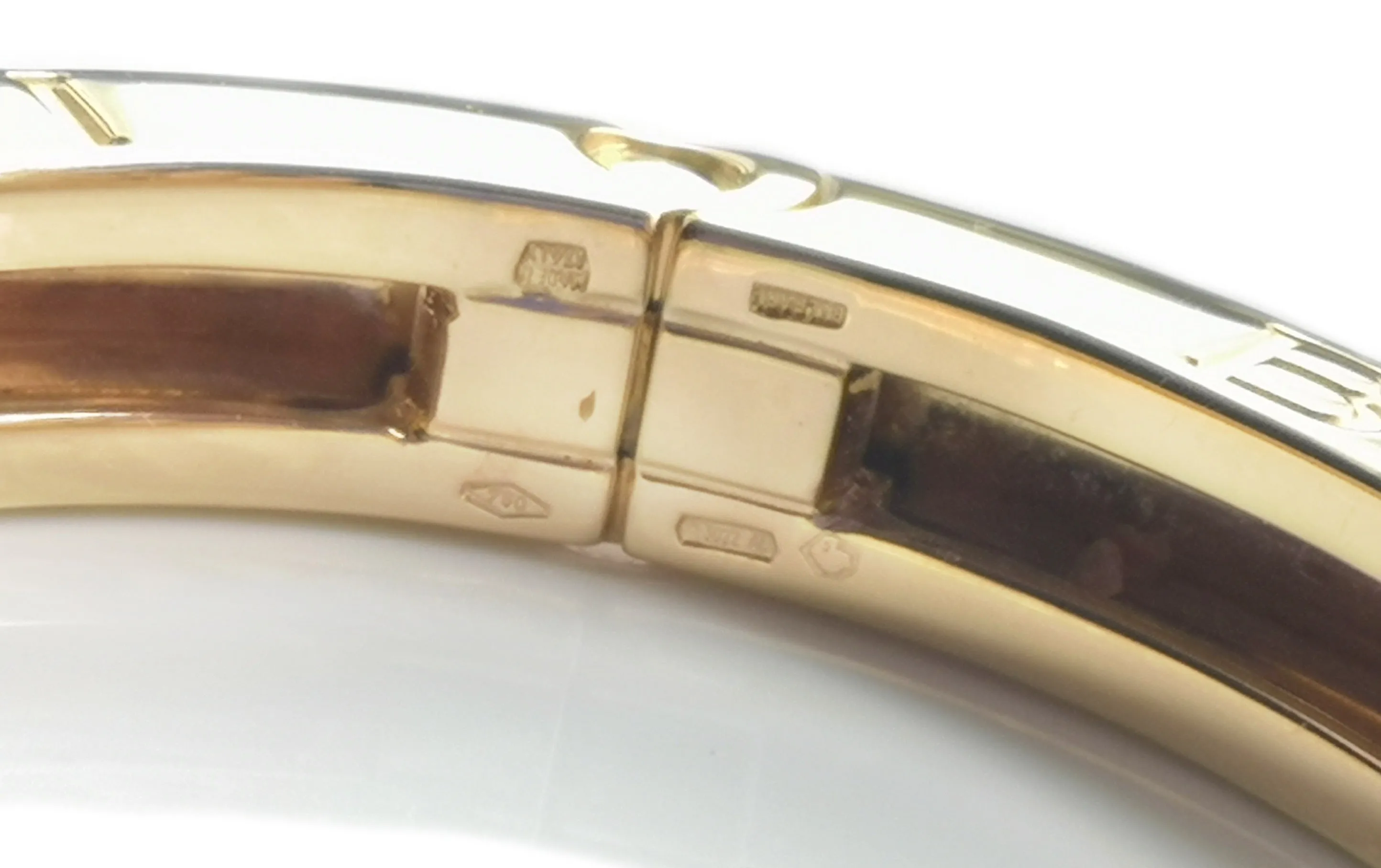 Bulgari Bvlgari B.Zero1 18k Yellow Gold Bracelet Bangle SZ Small