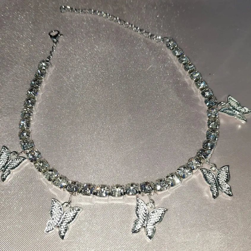 Butterfly Pendant Anklet