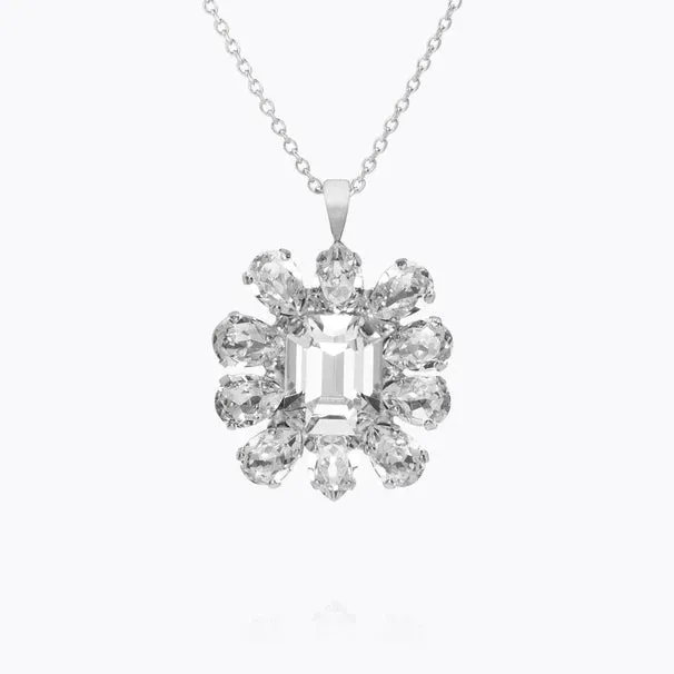 Caroline Svedbom Peony Rhodium Neckace