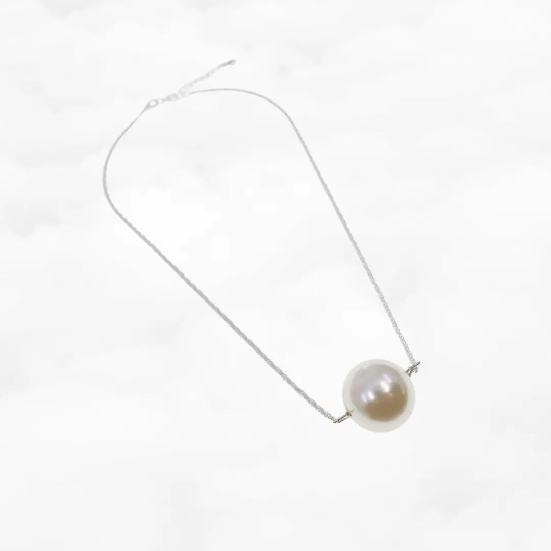 Celestial Cloud Pearl Choker Necklace