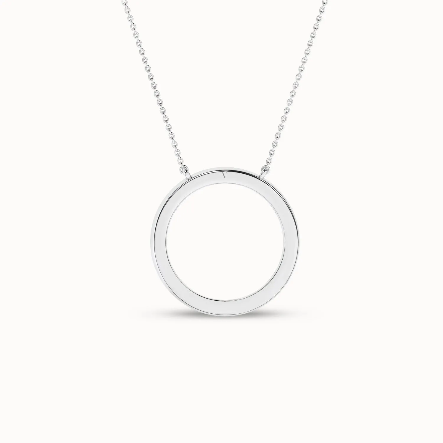 Circular Silhouette Necklace