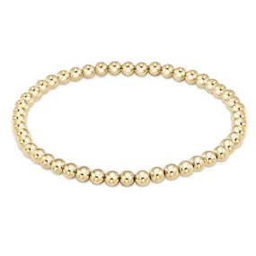 Classic Gold 4mm Bead Bracelet