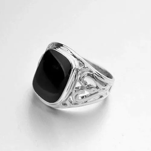 Classy Men Platinum Royal Ring