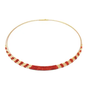 Clema Red Coral Necklace - 85219296