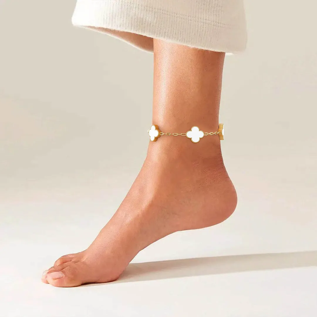 Clovers Anklet