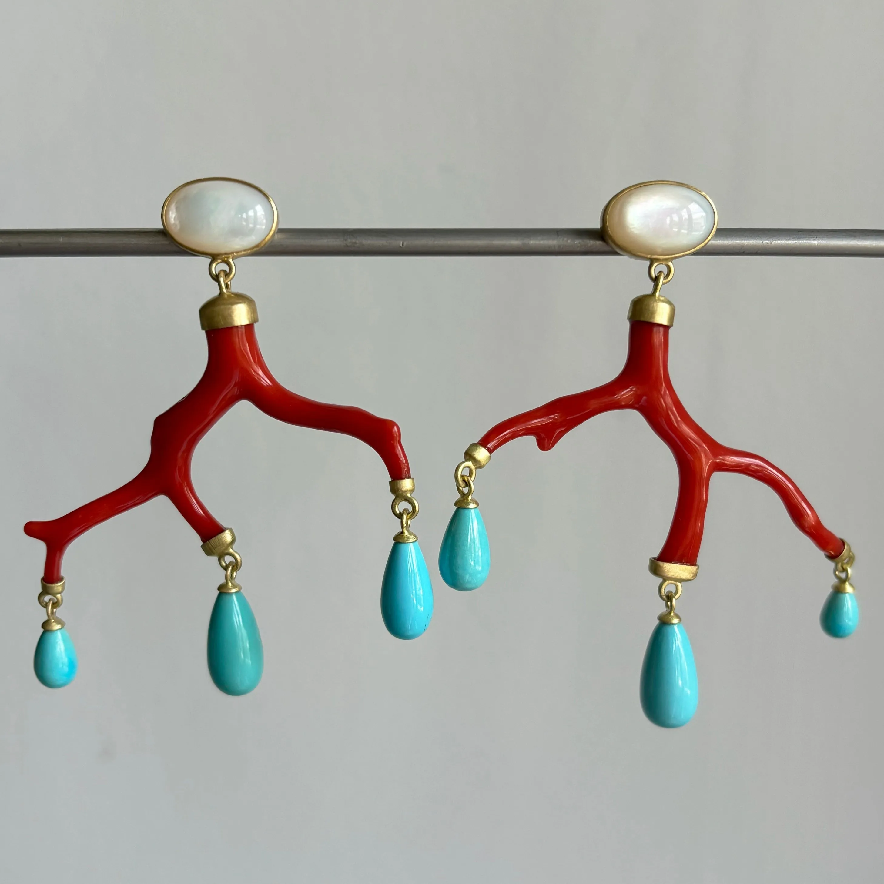 Coral Branch Earrings