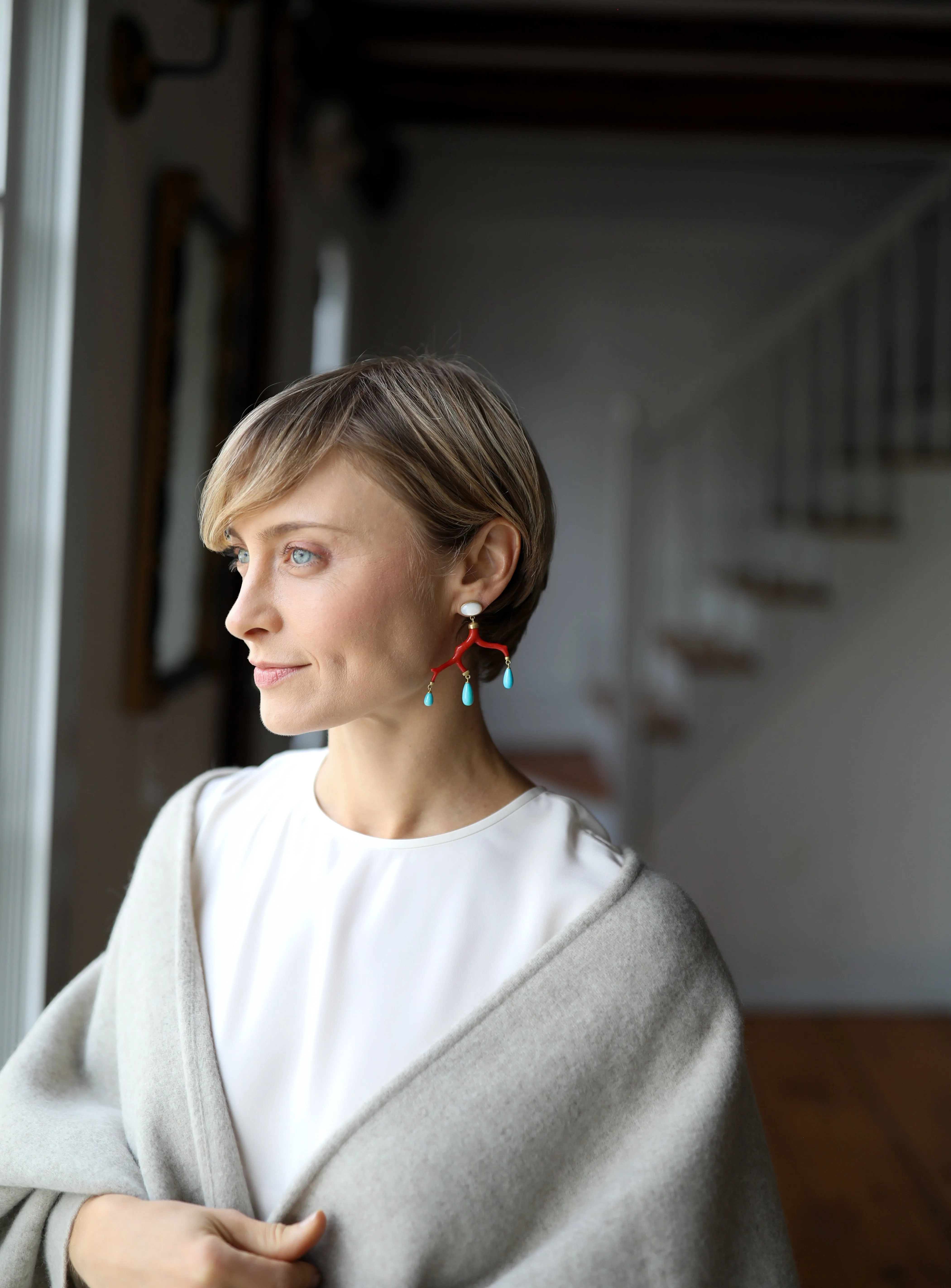 Coral Branch Earrings