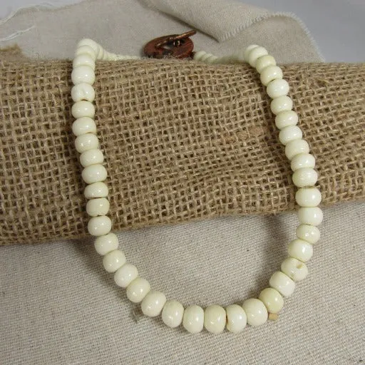 Cream Gemstone Child's Necklace