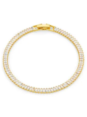 Crystal Baguette Tennis Bracelet