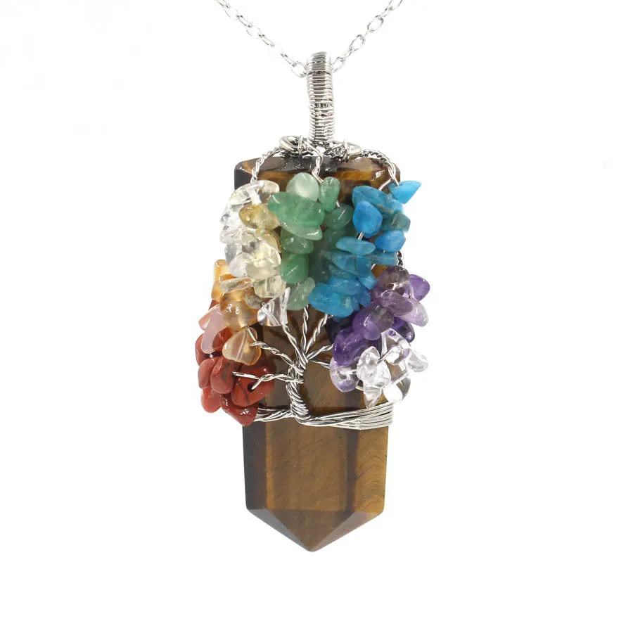 Crystal Tree Of Life Necklace