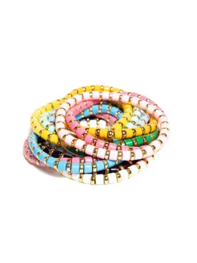 Daily Candy Dream in Color Enamel & Gold Bracelet