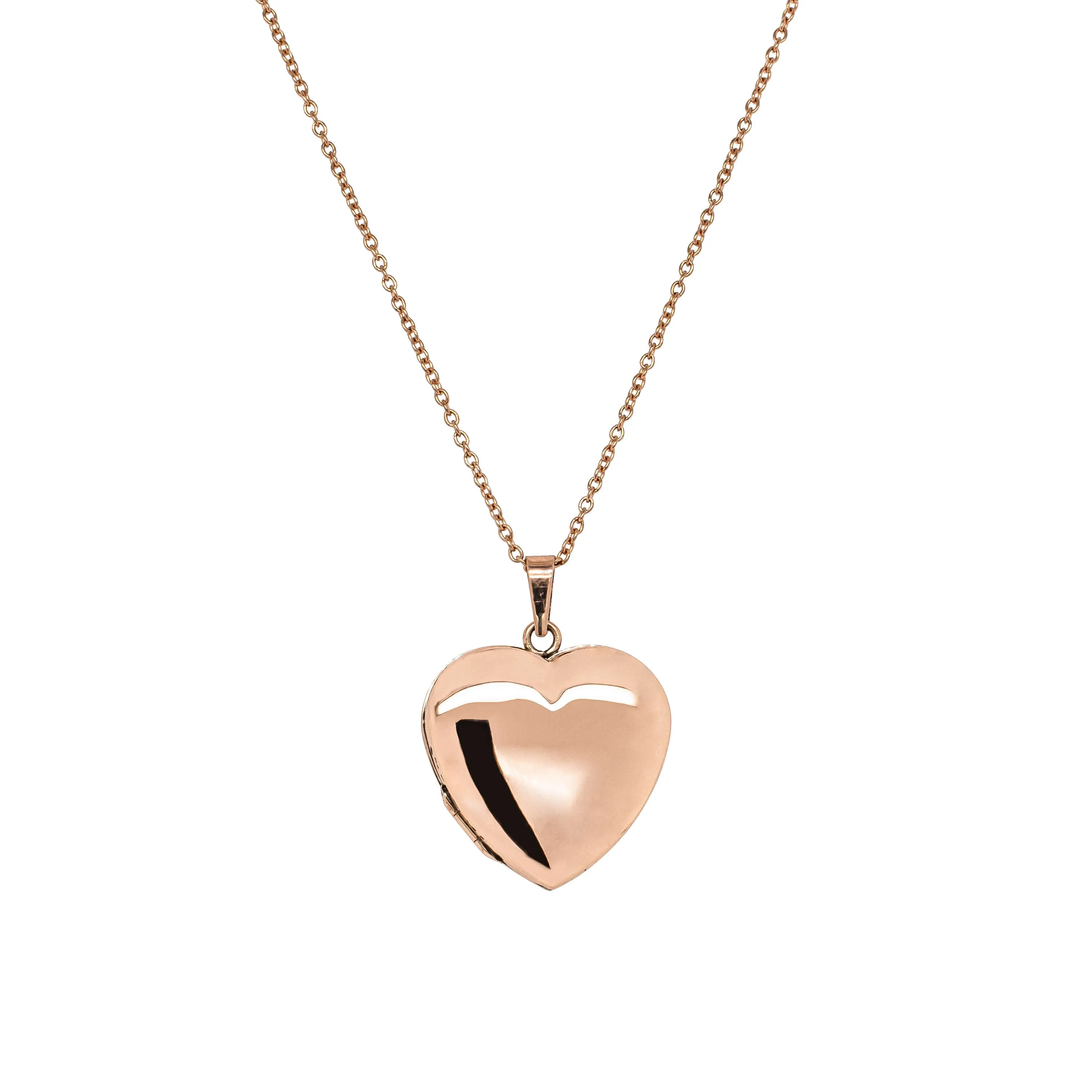 Deja Vu 9ct Rose Gold Heart Locket