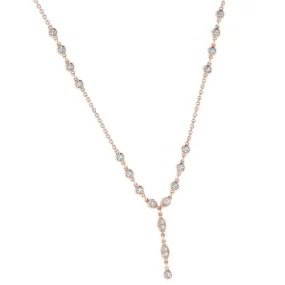 Diamond Drop Dangle Necklace