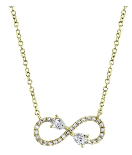 Diamond Infinity Necklace