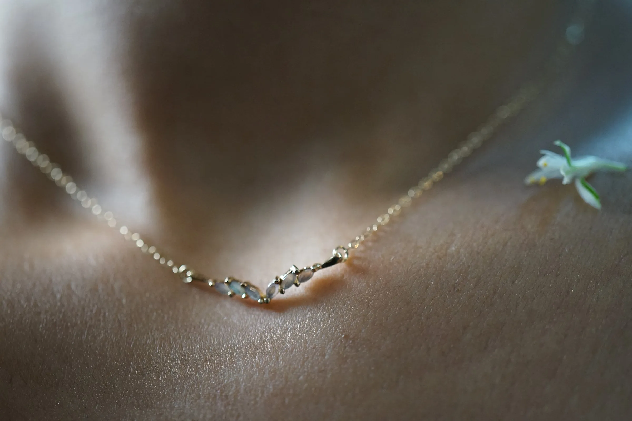 Diamond Jasmine Necklace