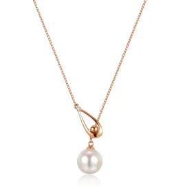 diamonds "Glisten" Pearl Necklace